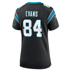 NFL Mitchell Evans Carolina Panthers Women's Team Game Jersey - Black