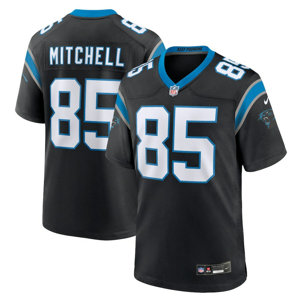 NFL James Mitchell Carolina Panthers Team Game Jersey - Black