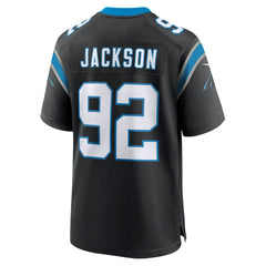 NFL Cam Jackson Carolina Panthers Team Game Jersey - Black