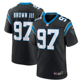 NFL Bobby Brown III Carolina Panthers Team Game Jersey - Black
