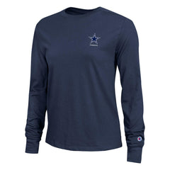 Dallas Cowboys Champion Women's Core Long-Sleeve T-Shirt Navy