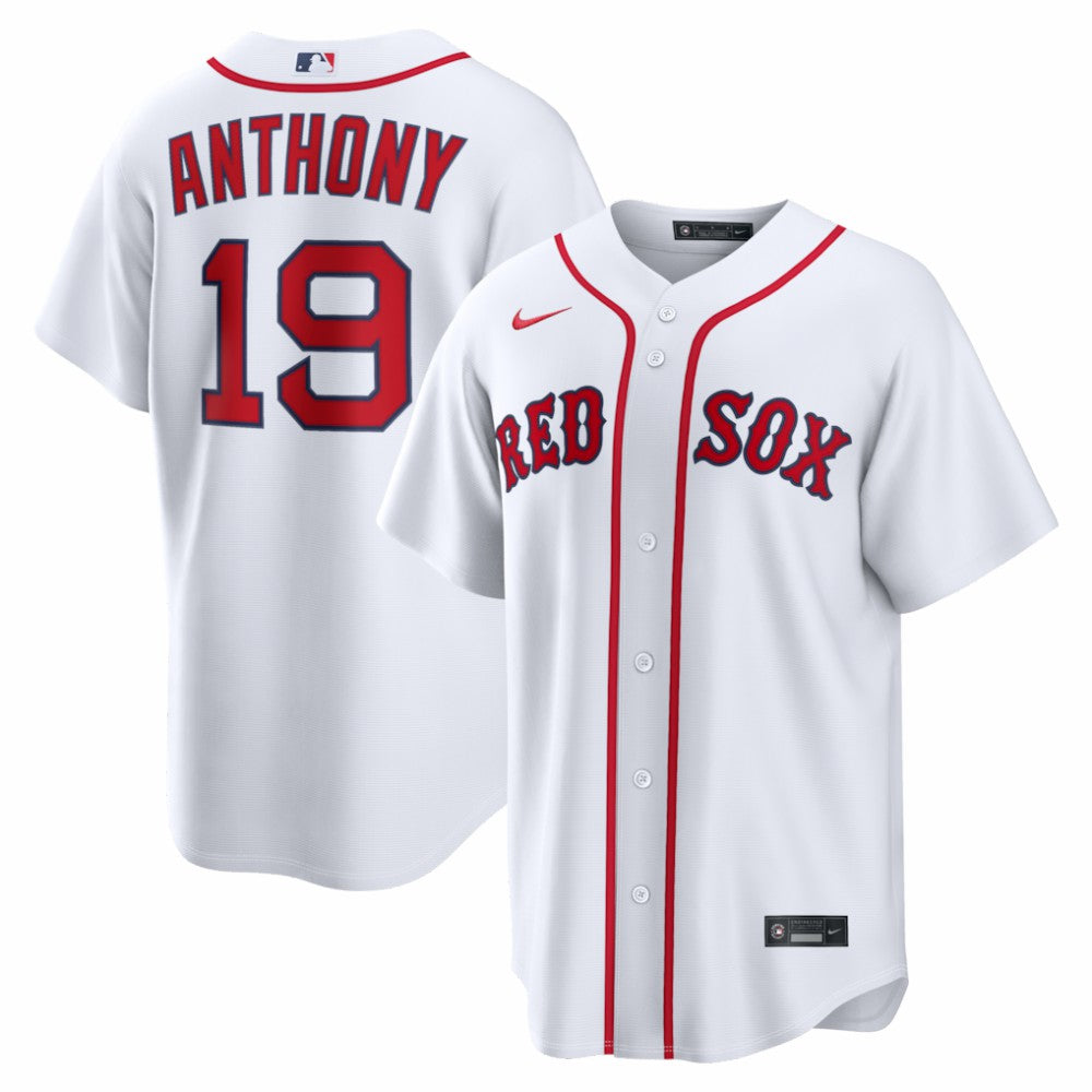 MLB Roman Anthony Boston Red Sox Nike Home Replica Jersey - White