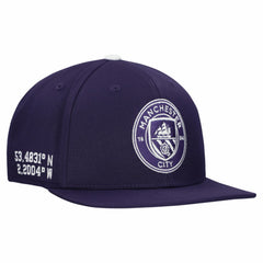 Manchester City Unisex Locale Snapback Hat Purple