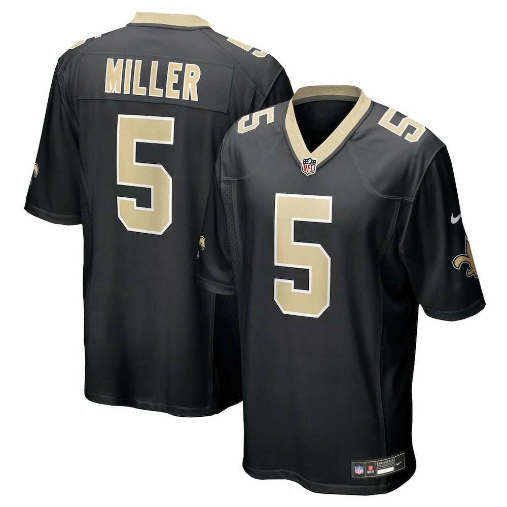 NFL Kendre Miller New Orleans Saints Team Game Jersey - Black