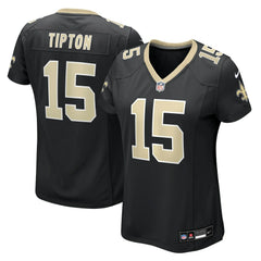 Mason Tipton New Orleans Saints Women's Team Game Jersey Black