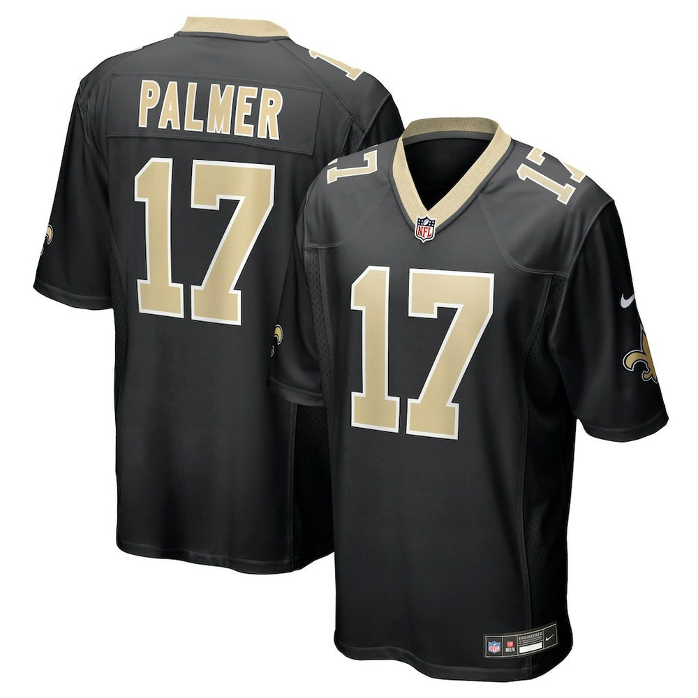 NFL Trey Palmer New Orleans Saints Team Game Jersey - Black
