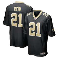 NFL Justin Reid New Orleans Saints Team Game Jersey - Black