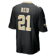 NFL Justin Reid New Orleans Saints Team Game Jersey - Black