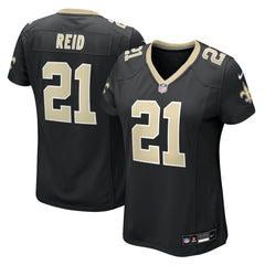 NFL Justin Reid New Orleans Saints Women's Team Game Jersey - Black