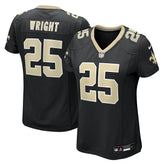Rejzohn Wright New Orleans Saints Women's Team Game Jersey Black