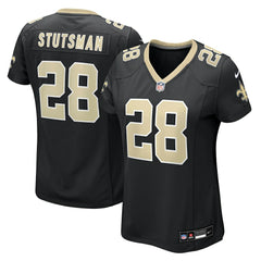 NFL Danny Stutsman New Orleans Saints Women's Team Game Jersey - Black