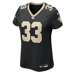 NFL Jonas Sanker New Orleans Saints Women's Team Game Jersey - Black