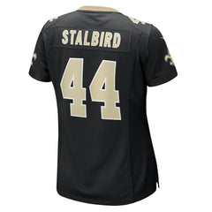 NFL Isaiah Stalbird New Orleans Saints Women's Team Game Jersey - Black