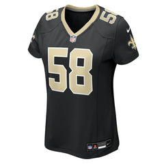 NFL Chris Rumph II New Orleans Saints Women's Team Game Jersey - Black