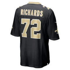 NFL Asim Richards New Orleans Saints Team Game Jersey - Black
