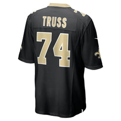 NFL Xavier Truss New Orleans Saints Team Game Jersey - Black