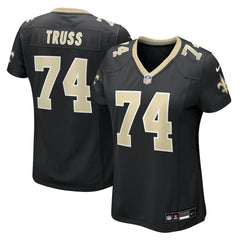 NFL Xavier Truss New Orleans Saints Women's Team Game Jersey - Black