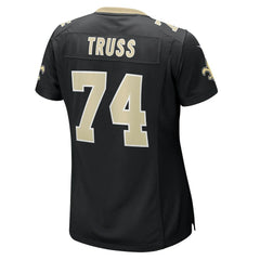NFL Xavier Truss New Orleans Saints Women's Team Game Jersey - Black