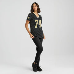 NFL Xavier Truss New Orleans Saints Women's Team Game Jersey - Black