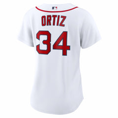 MLB David Ortiz Boston Red Sox Nike Women's Home Replica Player Jersey - White