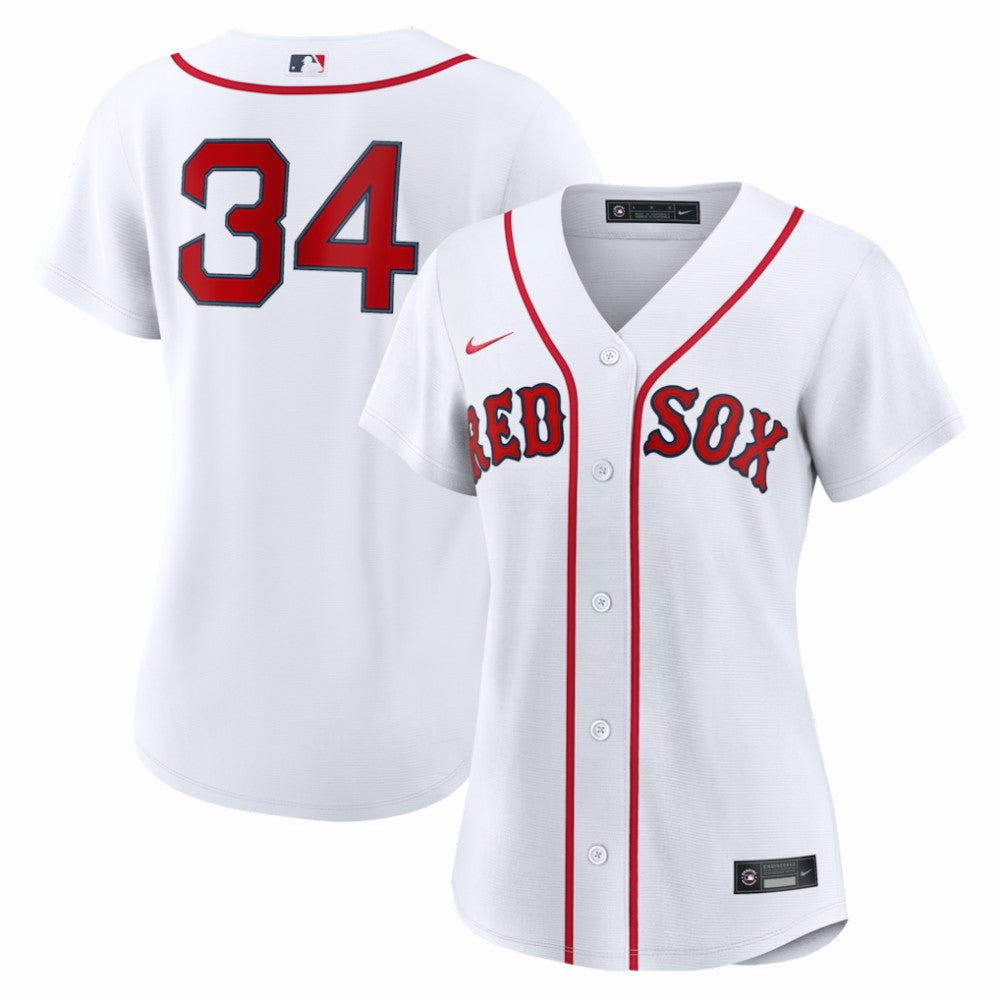 MLB David Ortiz Boston Red Sox Nike Women's Home Replica Player Jersey - White