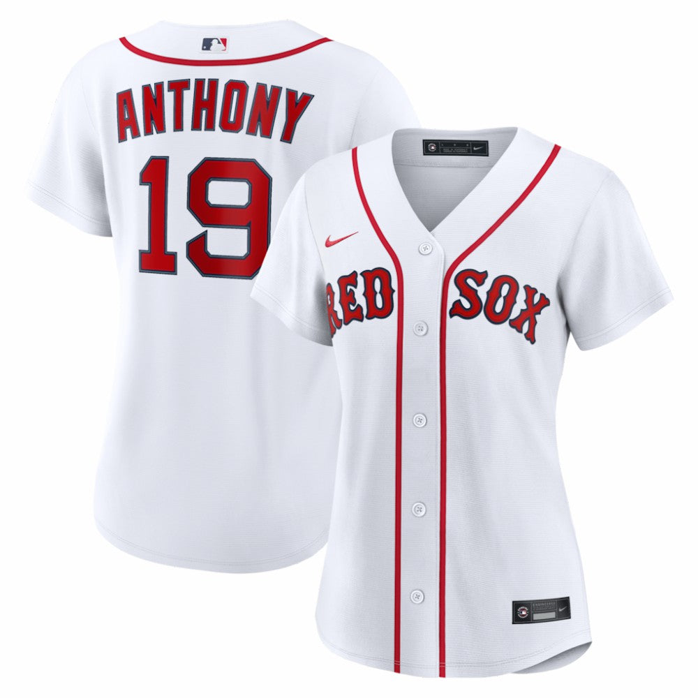 MLB Roman Anthony Boston Red Sox Nike Women's Home Replica Player Jersey - White