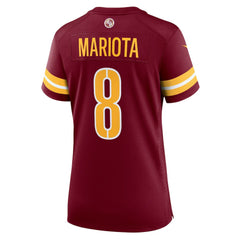 NFL Marcus Mariota Washington Commanders Women's Team Game Jersey - Burgundy