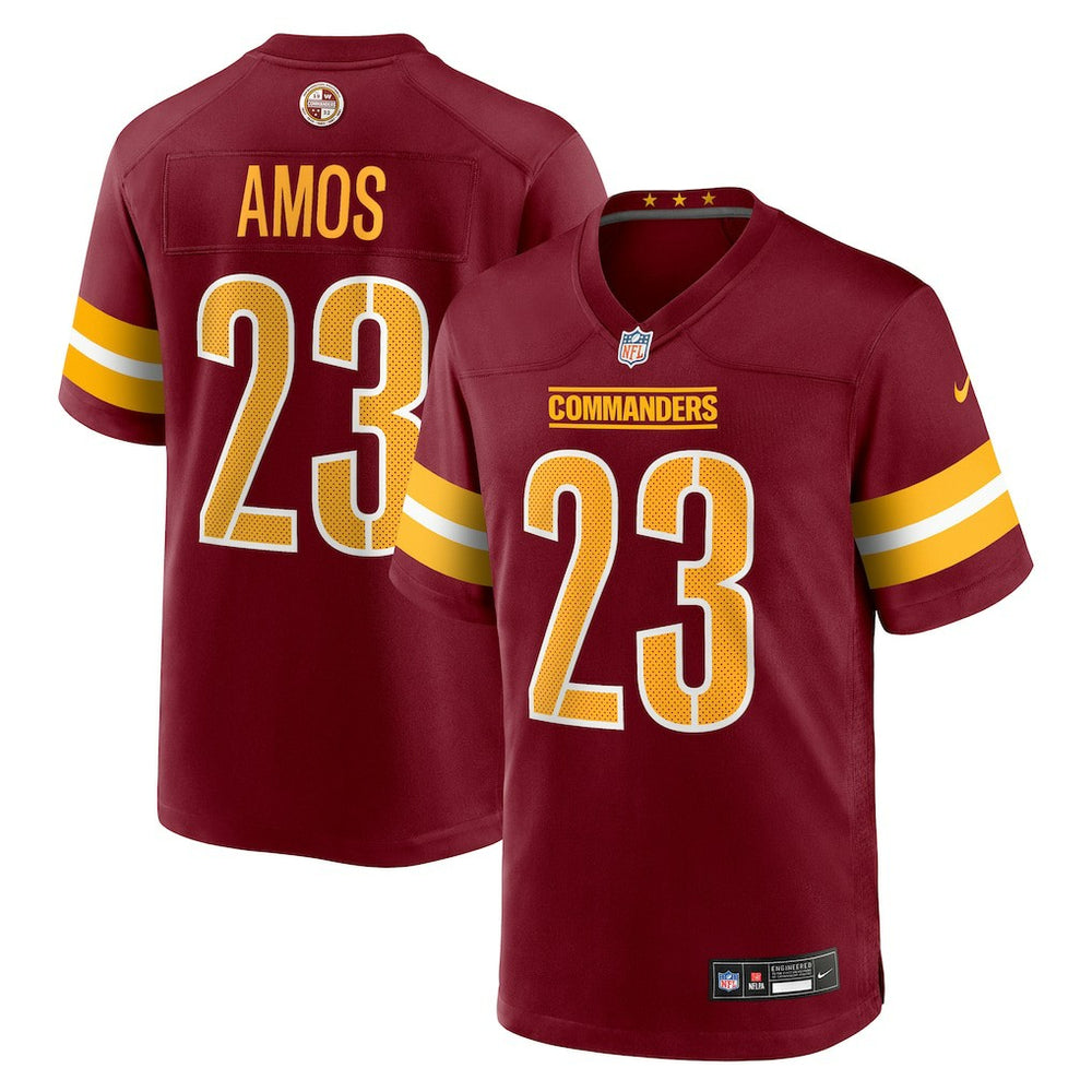 NFL Trey Amos Washington Commanders Team Game Jersey - Burgundy