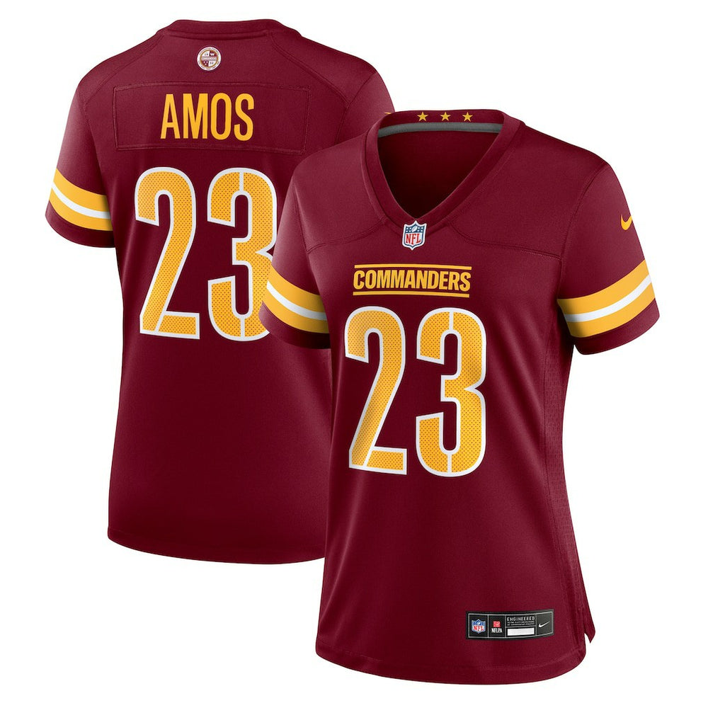 NFL Trey Amos Washington Commanders Women's Team Game Jersey - Burgundy