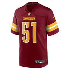 NFL Ale Kaho Washington Commanders Team Game Jersey - Burgundy