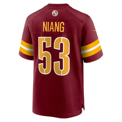 NFL Lucas Niang Washington Commanders Team Game Jersey - Burgundy