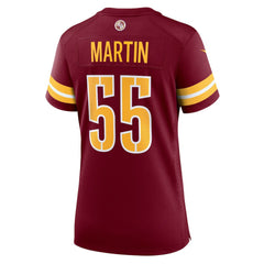 NFL Jacob Martin Washington Commanders Women's Team Game Jersey - Burgundy