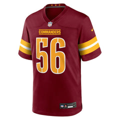 NFL Kain Medrano Washington Commanders Team Game Jersey - Burgundy
