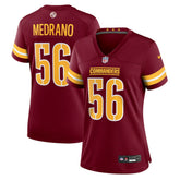NFL Kain Medrano Washington Commanders Women's Team Game Jersey - Burgundy