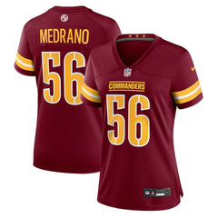 NFL Kain Medrano Washington Commanders Women's Team Game Jersey - Burgundy