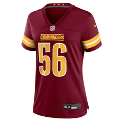 NFL Kain Medrano Washington Commanders Women's Team Game Jersey - Burgundy