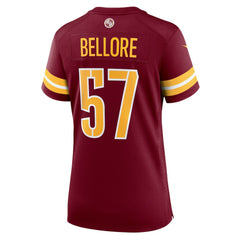 NFL Nick Bellore Washington Commanders Women's Team Game Jersey - Burgundy