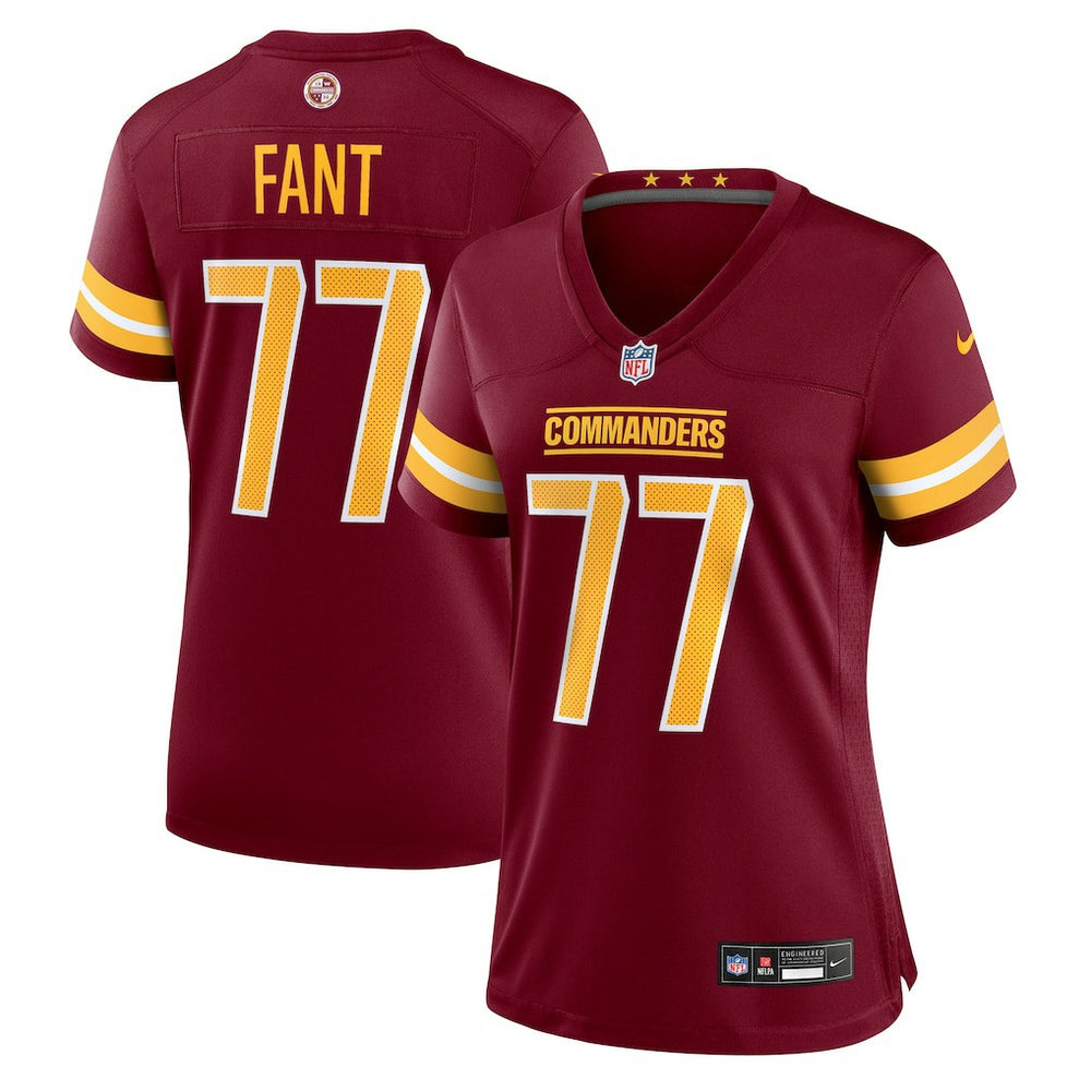 NFL George Fant Washington Commanders Women's Team Game Jersey - Burgundy