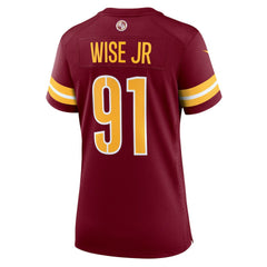 NFL Deatrich Wise Jr. Washington Commanders Women's Team Game Jersey - Burgundy