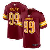 NFL Javon Kinlaw Washington Commanders Team Game Jersey - Burgundy