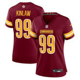 NFL Javon Kinlaw Washington Commanders Women's Team Game Jersey - Burgundy