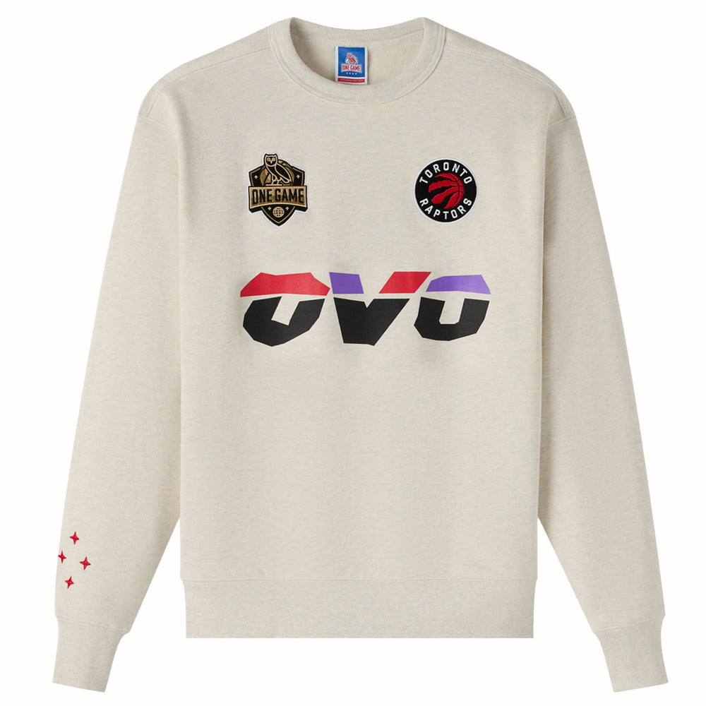 Toronto Raptors OVO x NBA Fleece Sweatshirt Natural
