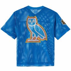 NBA Oklahoma City Thunder OVO x NBA Mesh Football Fashion Jersey - Blue shop