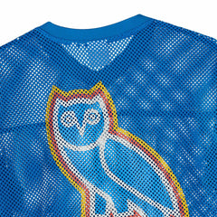 NBA Oklahoma City Thunder OVO x NBA Mesh Football Fashion Jersey - Blue shop