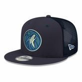 Minnesota Timberwolves Core Logo Meshback 9FIFTY Snapback Hat Navy