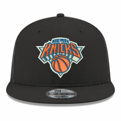 New York Knicks Core Logo Meshback 9FIFTY Snapback Hat Black