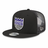 Sacramento Kings Core Logo Meshback 9FIFTY Snapback Hat Black