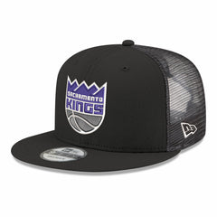 Sacramento Kings Core Logo Meshback 9FIFTY Snapback Hat Black