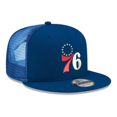 Philadelphia 76ers Core Logo Meshback 9FIFTY Snapback Hat Royal