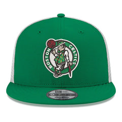 Boston Celtics Core Logo Meshback 9FIFTY Snapback Hat Kelly Green